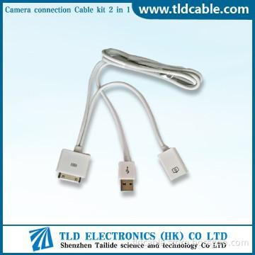 camera connection cable kit 2 in 1 for iPad